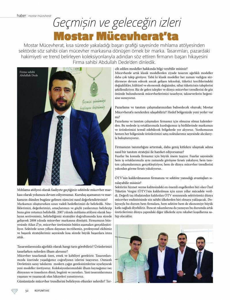 KUYUMTIME MAGAZİNE JUNE 2015